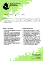 Flugblatt für Gorillatouristen